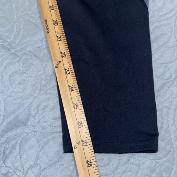 Womens Color Block Active Leggings 1X Polyester Spandex - Picture 6 of 8
